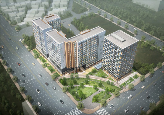 한라가 시공하는 '수원역 한라비발디 퍼스트' 조감도 한라 제공